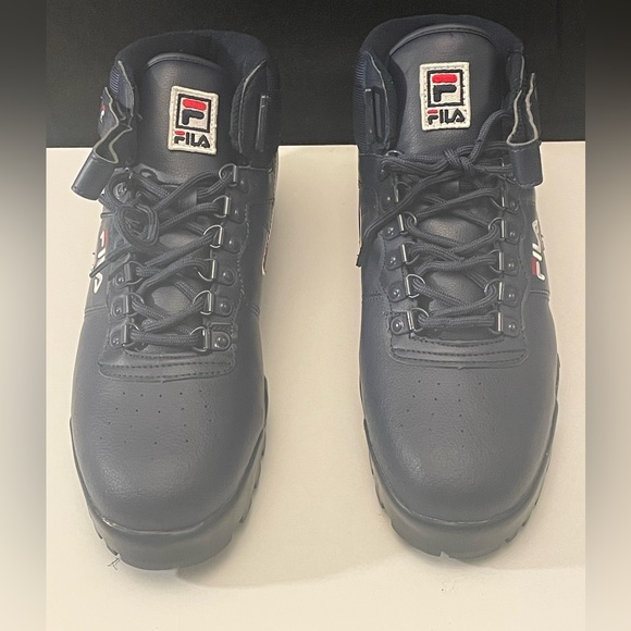 FILA MEN’S FLAT HEEL HIKING BOOTS, NAVY WHITE RED F 13 WEATHER TECH SIZE 13 - Picture 5 of 10